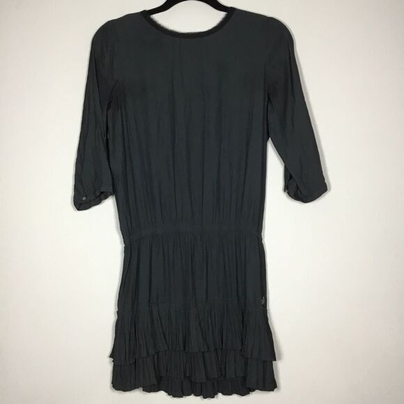 Madison Scotch Creatures de vetements p’tite black witchy dress pleats Sz p’tite - Picture 1 of 9